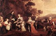 MIJTENS, Jan The Family of Willem Van Der Does s china oil painting artist